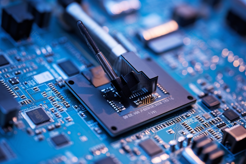 电路板上的脑芯片关闭电脑技术,高清,摄影图,摄影图片,图片大全,摄影图免费下载